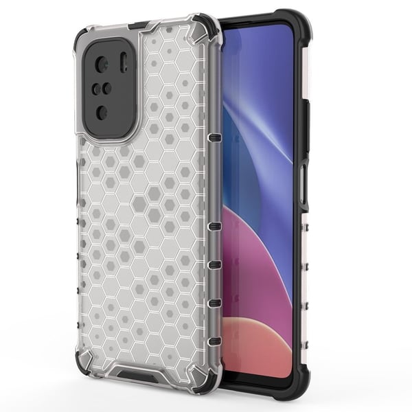 Honeycomb Armor Bumper Skal Redmi Poco J2 - Transparent