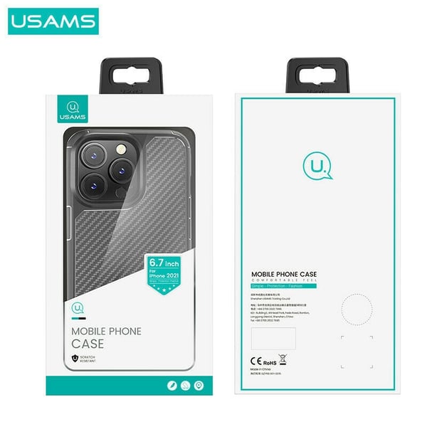 USAMS Armour Skal iPhone 13 Pro Max - Svart
