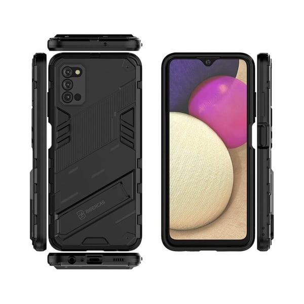 Kick-stand mobilskal till Samsung Galaxy A03s - Rosa