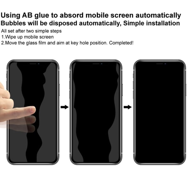 IMAK Pro Plus Anti-Scratch Härdat Glas Skärmskydd Google Pixel 6 - Svart