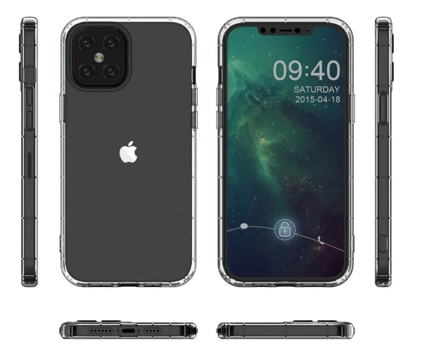 Tyndt blødt faldsikkert etui til iPhone 13 Pro Max - Klar