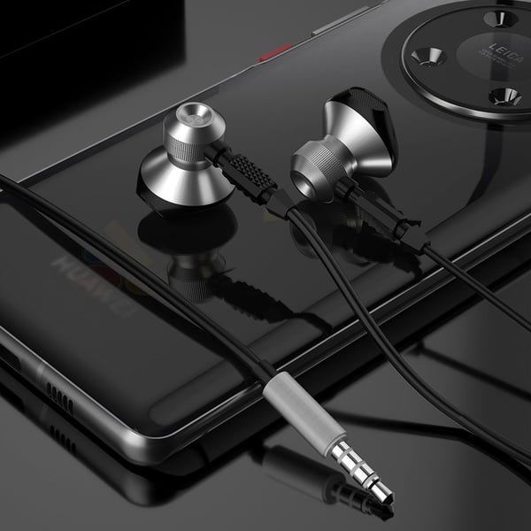 Dudao In-Ear Metal øretelefon 3.5mm Mini Jack - Grå