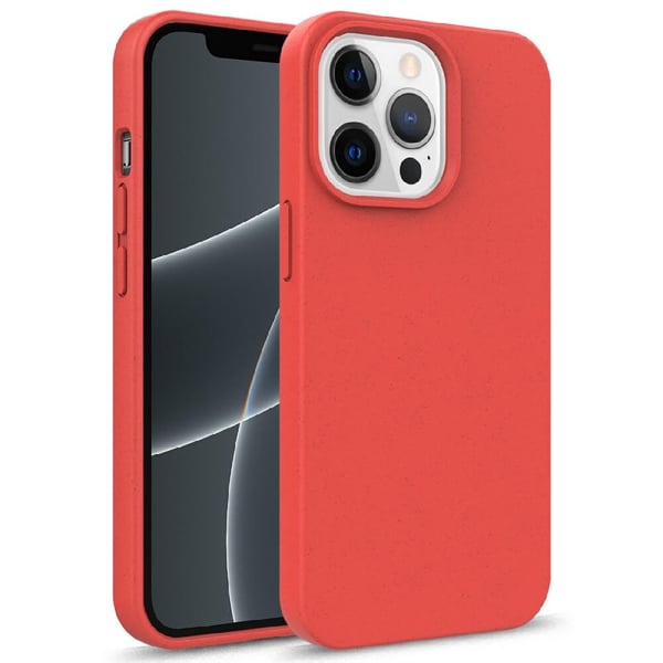 Miljövänligt Eco Skal till Apple iPhone 13 Pro - Röd