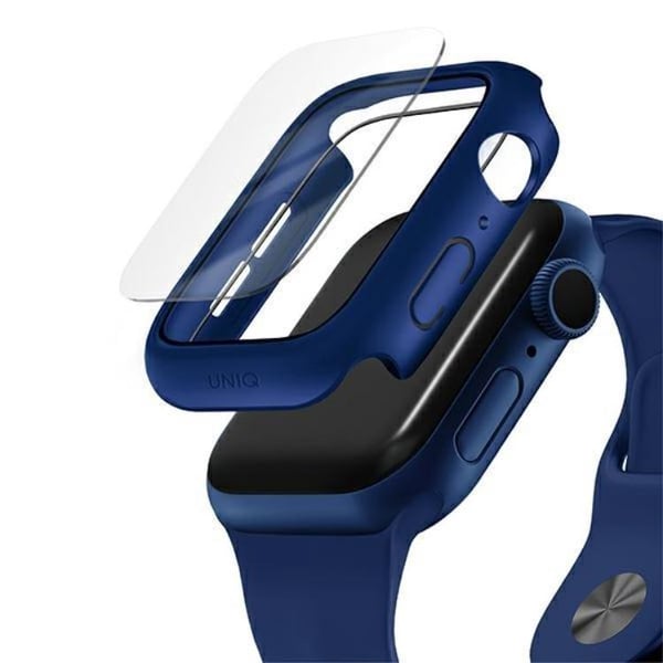 UNIQ Nautic Etui Apple Watch 4/5/6/Ur 40mm - Blå