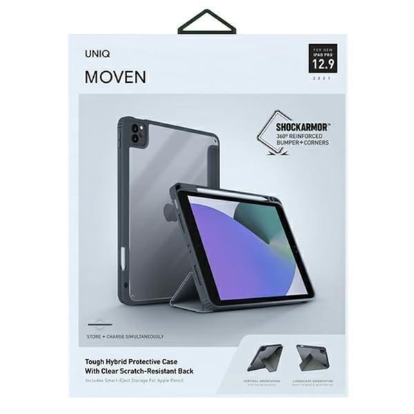 Uniq Moven iPad Pro 12.9 2021 Fodral - Charcoal Grå
