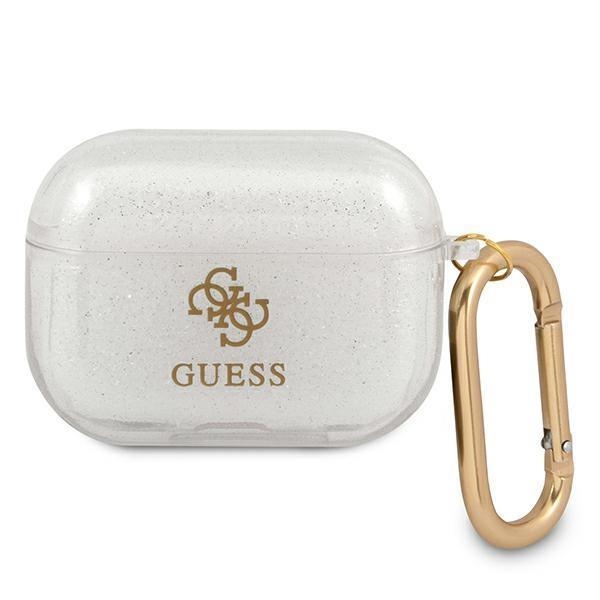Guess Glitter Collection Skal AirPods Pro - Transparent Guess Glitter Collection Skal AirPods Pro - Transparent