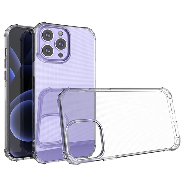 Blødt stødsikkert cover til iPhone 13 Pro - klar