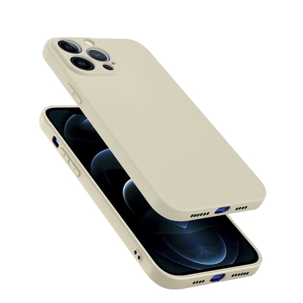 Tunt Mjukt mobilskal till iPhone 13 Pro - Beige