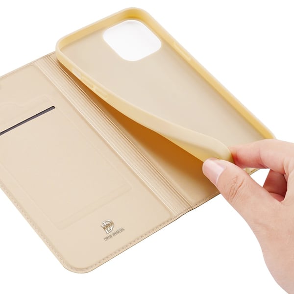 Dux Ducis Skin Series Plånboksfodral iPhone 13 Pro Max - Guld