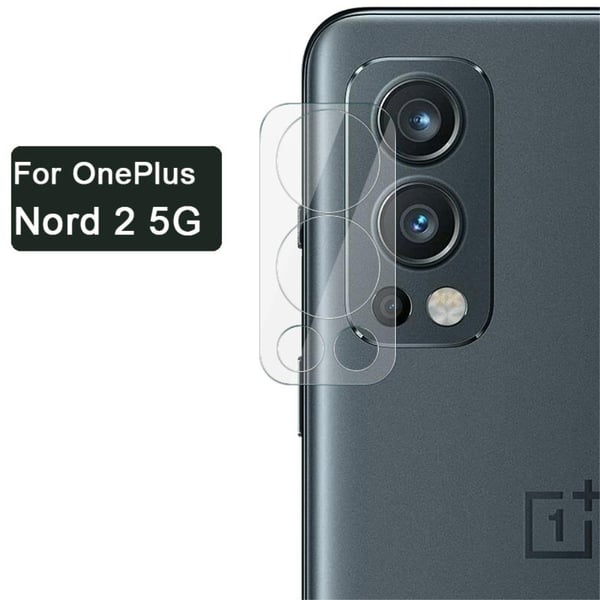 [2-PACK] Kameran linssuojus karkaistua lasia OnePlus Nord 2 5G -näytönsuoja