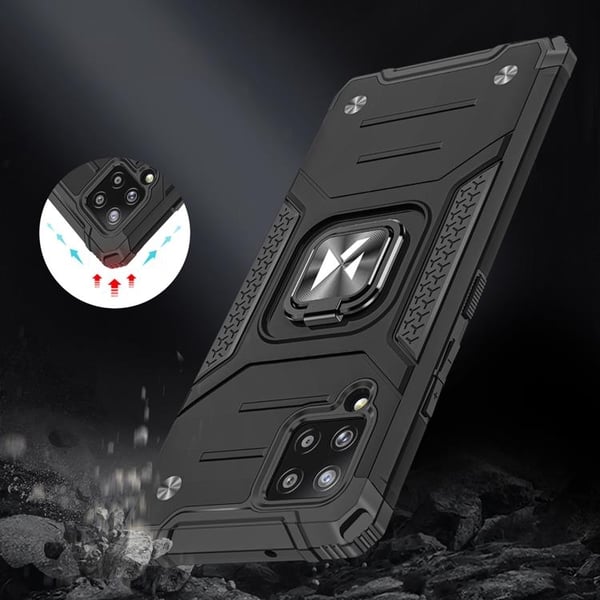Wozinsky Ring Armor  Skal Galaxy A42 - Silver