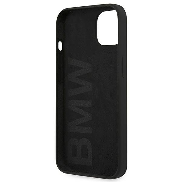 BMW Silicone Signature Taske til iPhone 13 Mini - Sort