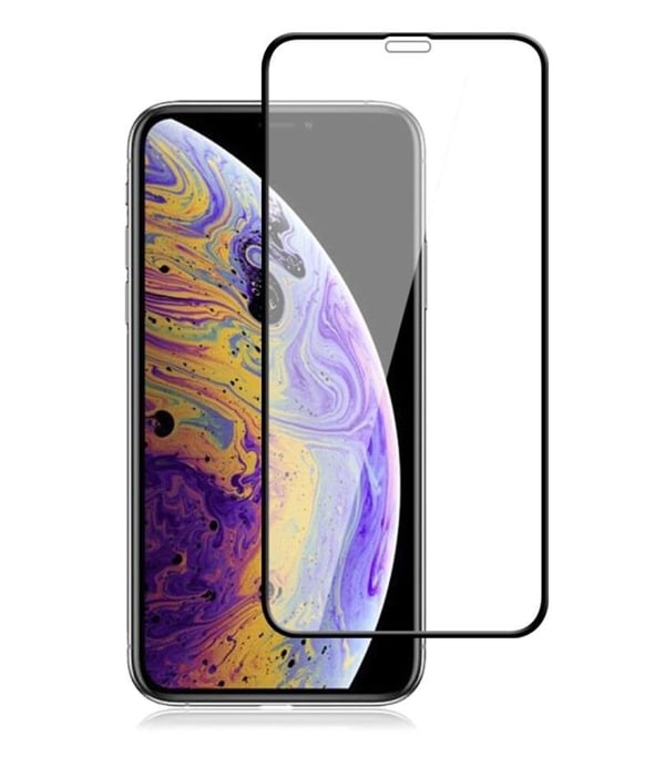 [1-PACK] Härdat Glas Skärmskydd iPhone 12 Pro Max - Svart