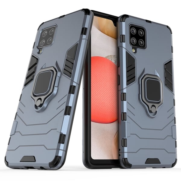 Ring Armor Skal Galaxy A42 - Blå