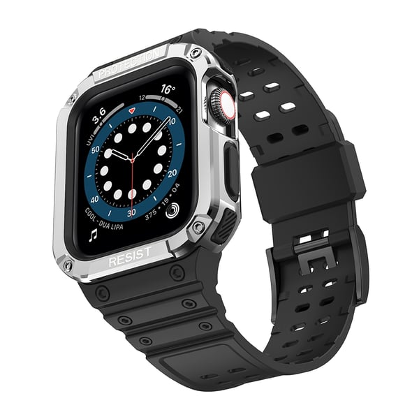 Armband kompatibelt med Apple Watch 4/5/6/7/SE (40/41/38mm) Svart