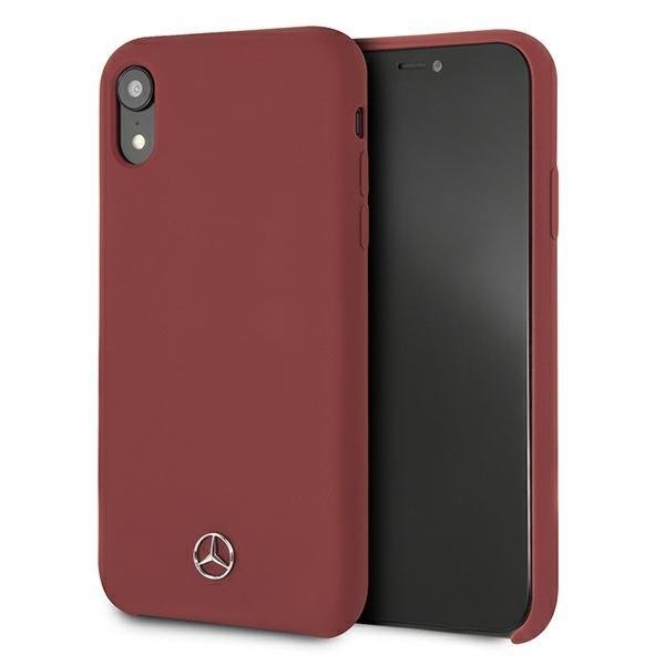 Mercedes Silicone Line Skal iPhone XR - Röd