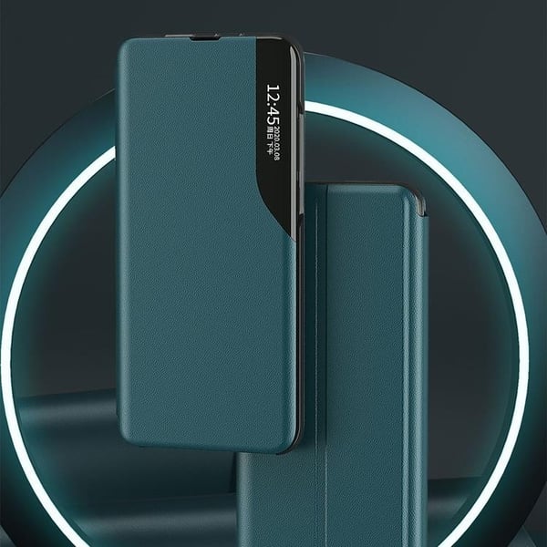 Eco Leather View Fodral Galaxy A72 - Orange