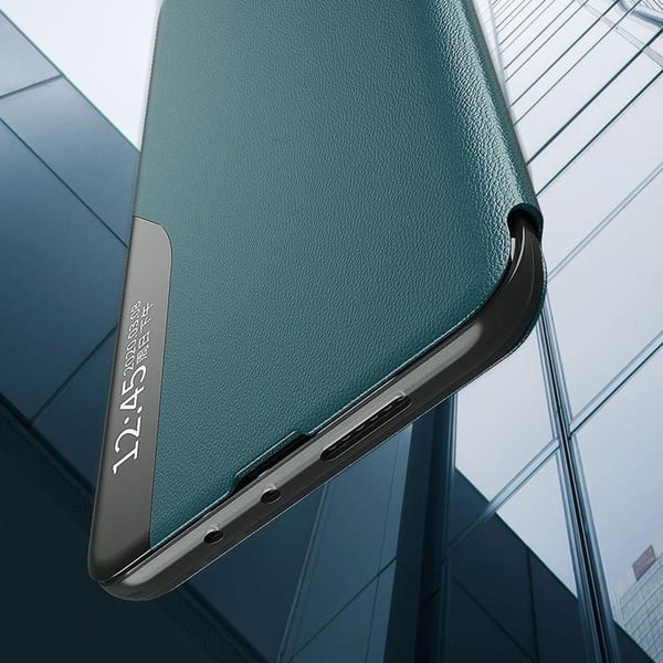 Eco Leather View Fodral Galaxy A72 - Orange