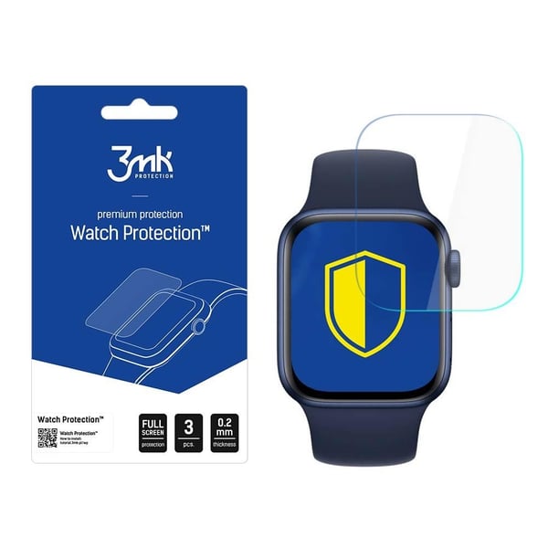 3MK Apple Watch SE 44mm Hybrid Okrossbart Glas FlexibleGlass