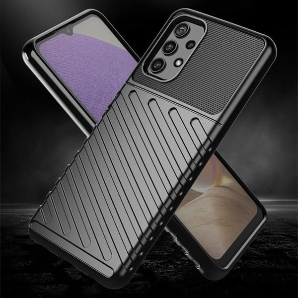 Thunder Flexible Skal Galaxy A72 - Svart