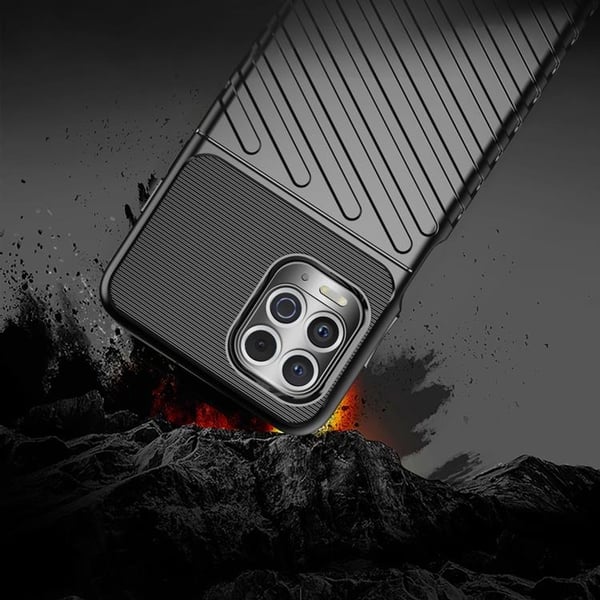 Thunder Flexible Skal Motorola Moto G100 - Svart