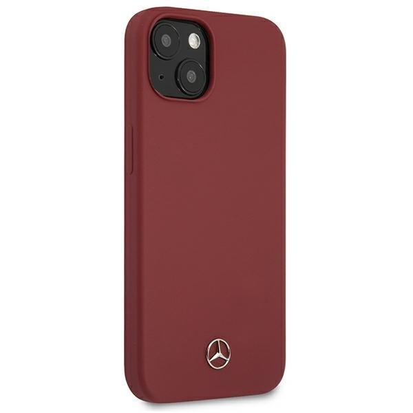Mercedes Silicone Line Skal iPhone 13 - Röd
