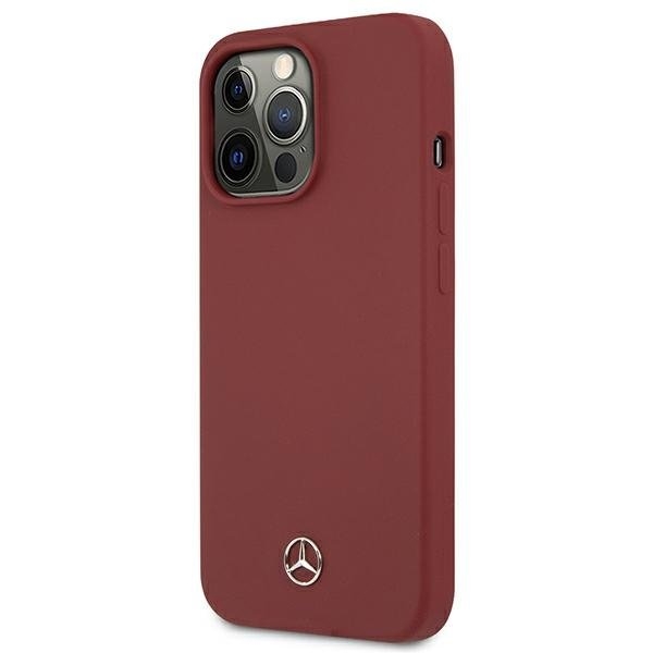 Mercedes Silicone Line Skal iPhone 13 Pro / 13 - Röd