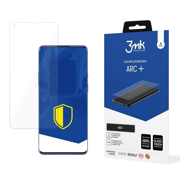 3MK OnePlus 9 Pro Plastfilm Skärmskydd ARC+ Transparent