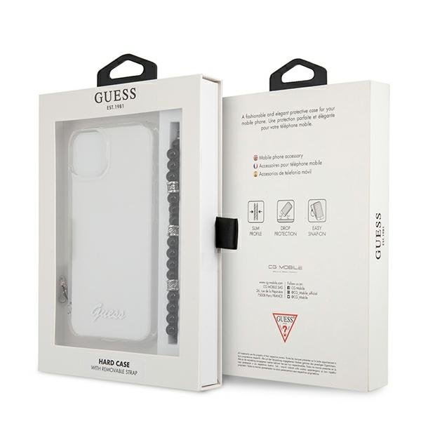Guess Black Pearl Skal iPhone 13 Mini - Transparent