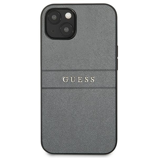 Guess Saffiano Strap Skal iPhone 13 mini - Grå