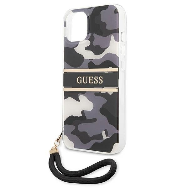 Guess Camo Strap Collection Skal iPhone 13 - Svart