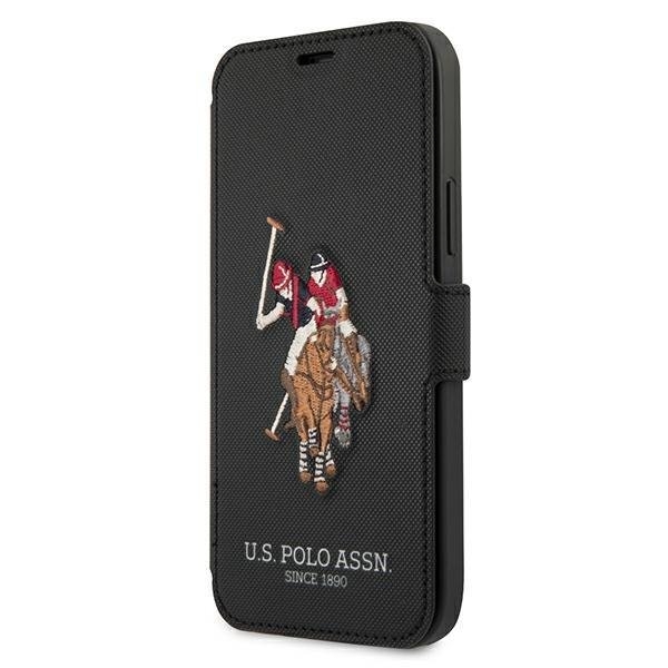 US Polo Embroidery Collection Fodral iPhone 12 Mini - Svart