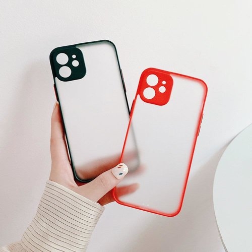 Milky Silicone Flexible Translucent Skal Galaxy A72 4G - Svart