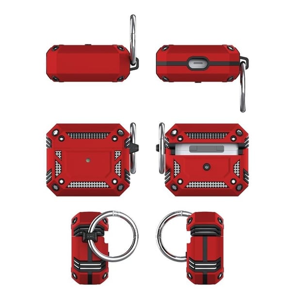 ShockProof Skal Med Nyckelring Airpods 3 - Grön
