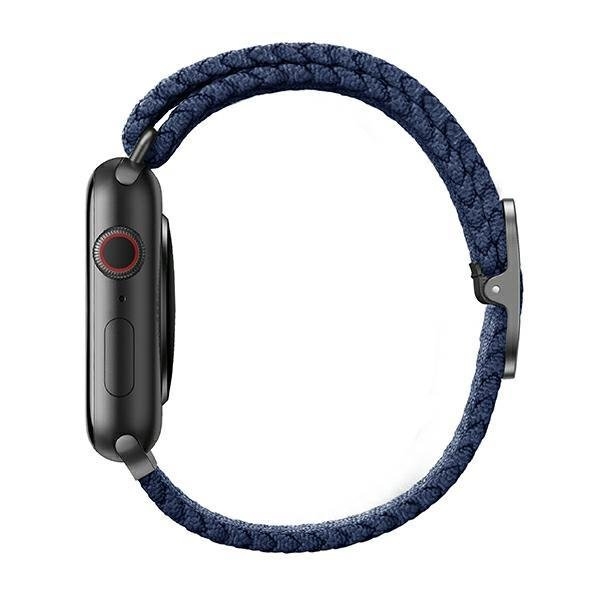 UNIQ Aspen Strap Apple Watch 4/5/6/7/SE/Ultra 42/44/45/49 mm - Blå