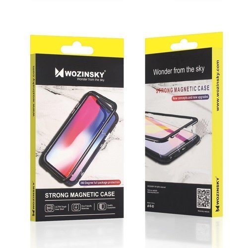 Wozinsky Full Magnetic Skal Galaxy A72 - Svart / Transparent
