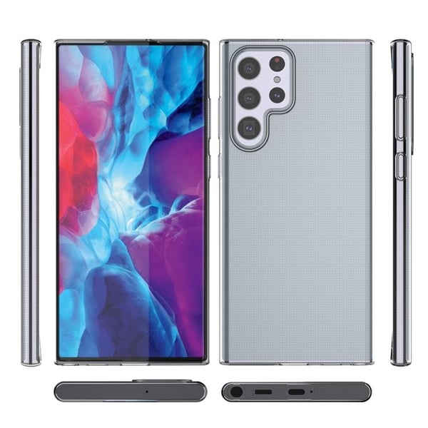 Ultra Clear Gel-kuori Galaxy S22 Ultra - Läpinäkyvä