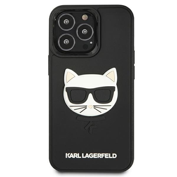 Karl Lagerfeld 3D Rubber Choupette Skal iPhone 13 Pro - Svart