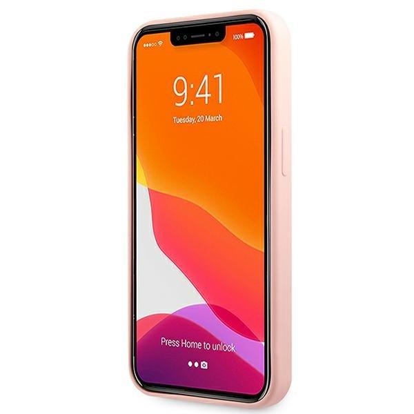 Guess Silicone Logo Skal iPhone 13 Pro - Rosa