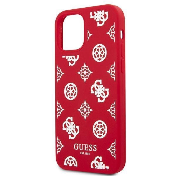 Guess Peony Collection Skal iPhone 12 Pro Max - Röd