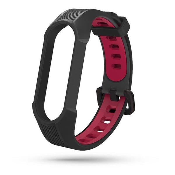 Tech-Protect Armour Xiaomi Mi Smart Band 5/6/6 NFC - Svart/Röd