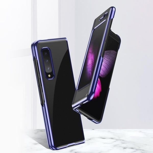 Electroplating Frame Skal Galaxy Fold - Blå