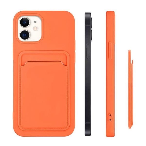 Silicone Korthållare Skal Samsung Galaxy A42 5G - Vit