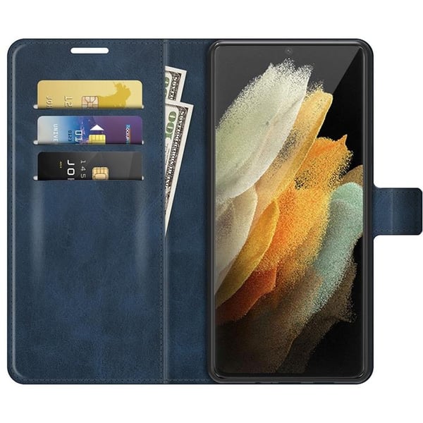 Flip Folio Fodral Galaxy S22 Plus - Blå