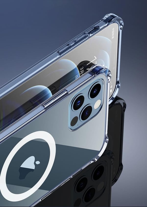 BOOM - ShockProof Magsafe-kuori iPhone 12 Pro Max - Kirkas