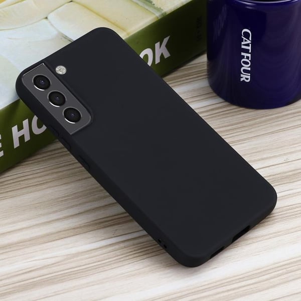 Liquid Silicone Kuori Galaxy S22 Plus 5G - Musta