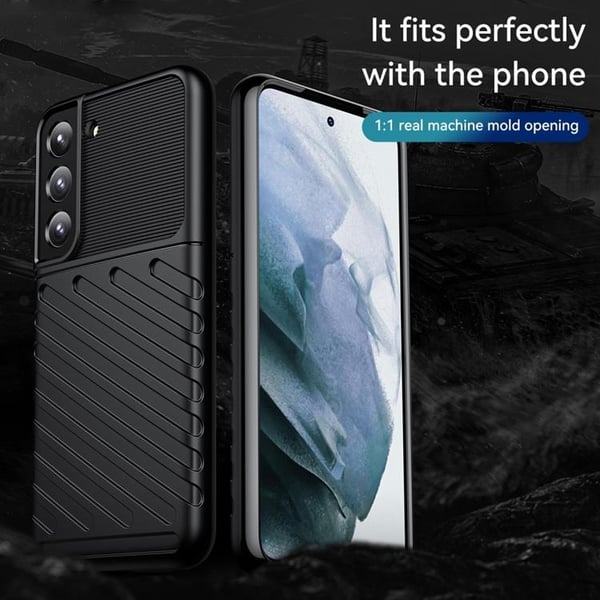 Thunder Twill Skal Galaxy S22 Plus 5G - Svart