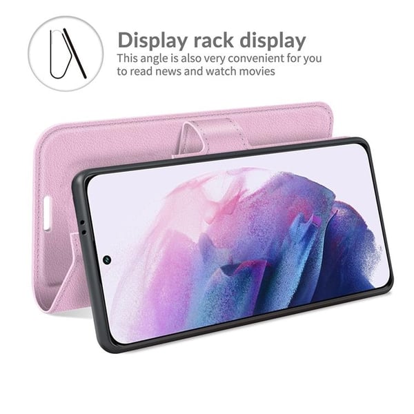 Litchi Magnetic Fodral Galaxy S22 Plus 5G - LjusRosa