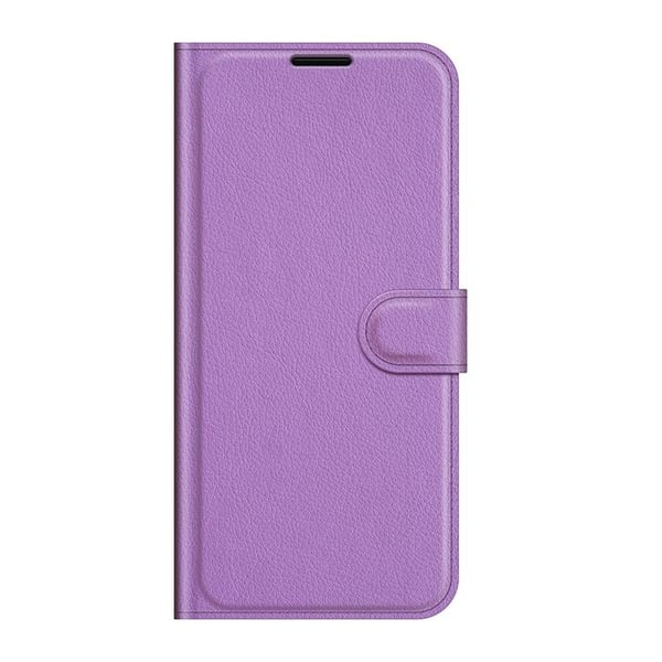 Litchi Magnetic Fodral Galaxy S22 Plus 5G - Lila
