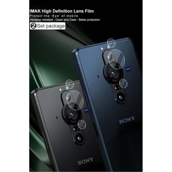 IMAK 2 Sets HD Kameralinsskydd i Härdat Glas Xperia Pro-I